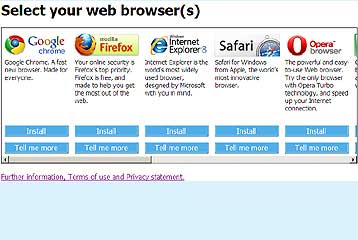 Η Οθόνη Επιλογής Browser θα εμφανίζεται μόνο στην αγορά της ΕΕ