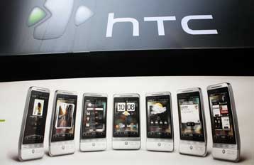 Από βιτρίνα στην Ταϊβάν. Η HTC παράγει μεταξύ άλλων κινητά με Google Android